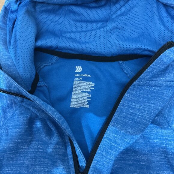 Boys median target Blue Heather Zip Hoodie & Jogger Set - Picture 4 of 11